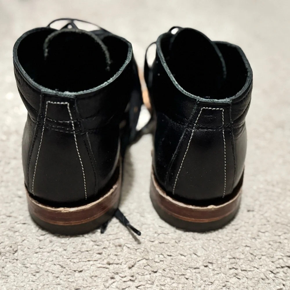 Wolverine Men's Black Leather Chukka Boots 1000 Mile W40592 RARE 10D - Picture 4 of 6